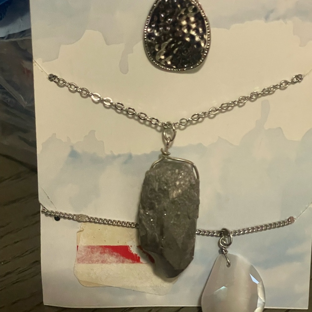 Inspired Life Silver Gemstone Multi Necklace - image 3